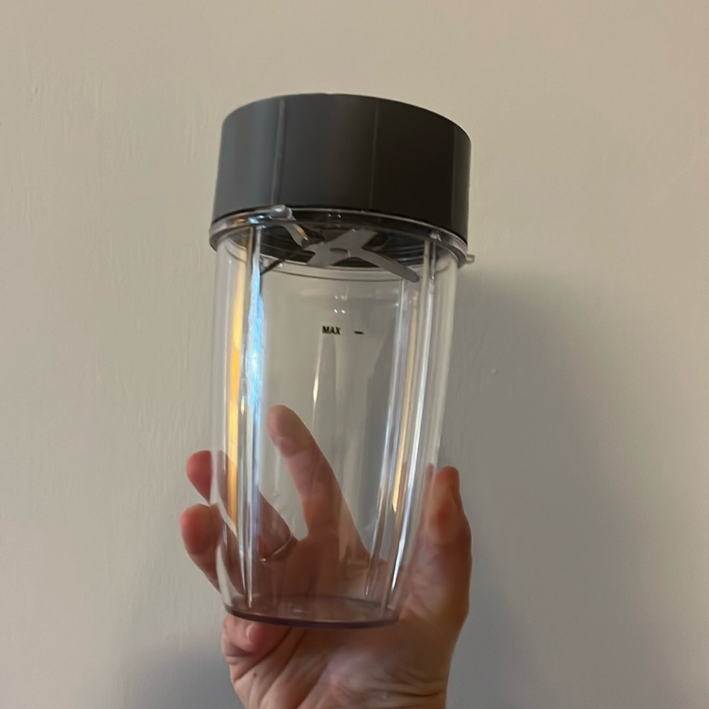 Regular size Nutribullet blender size with cup and blade